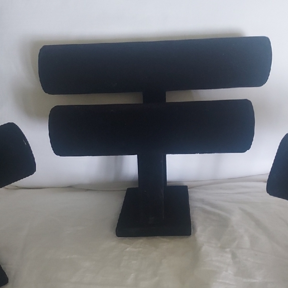 Hobby Lobby Black Velvet Accessory Display Stand